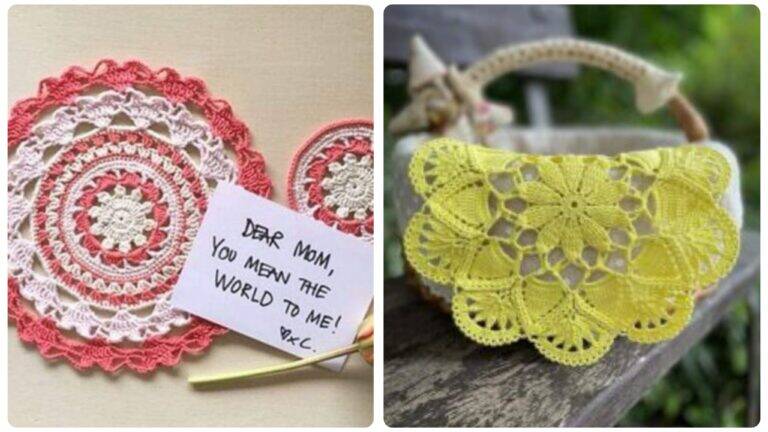 20 Sousplats de Crochê Fácil com Gráficos para Copiar
