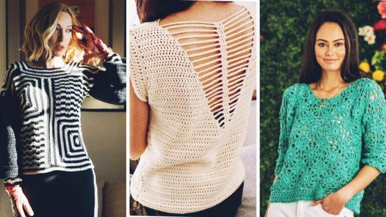 Blusas de Crochê para Iniciantes: Guia Passo a Passo para Criar sua Própria Peça!