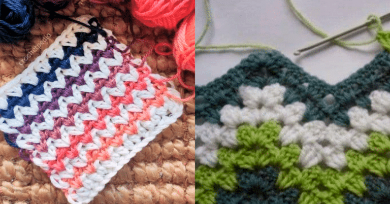 Pontos de Crochê com Gráficos: 38 Ideias para o Começar Seu Projeto