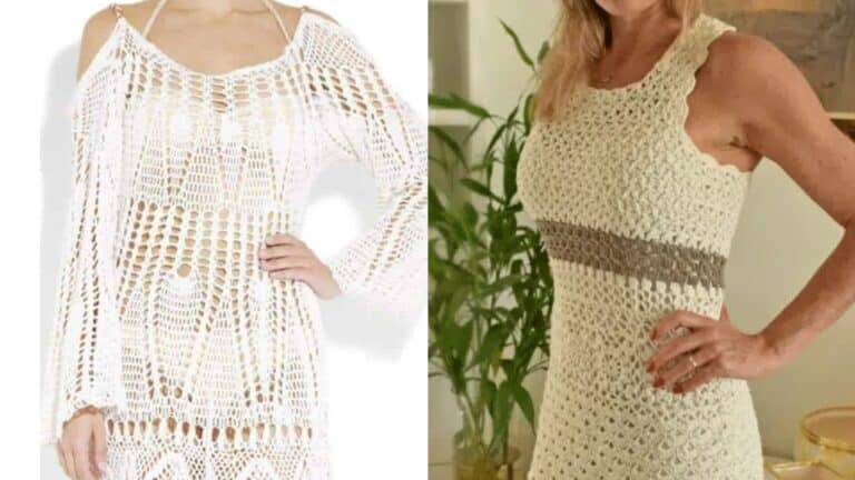 Vestidos de Crochê: Inspirações Encantadoras e Modelos com Gráficos