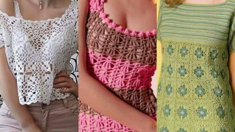 As Blusas de Crochê Modernas e Versáteis são a Nova Tendência para 2024