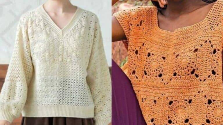 Explorando a Elegância: Tendências Contemporâneas em Blusas de Crochê Modernas