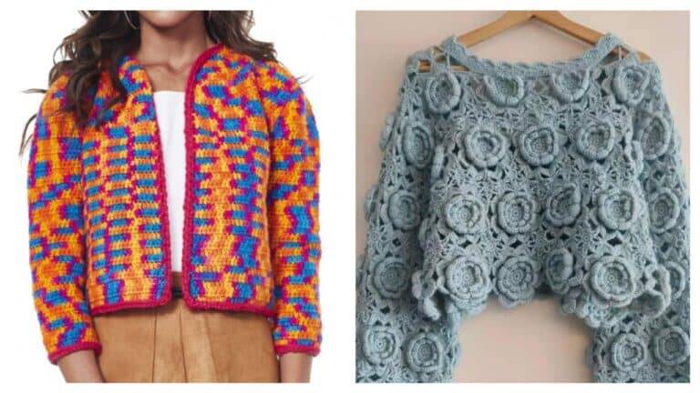 Blusas de Crochê Estilosas: Elevando o Charme Artesanal na Moda
