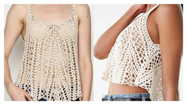 Blusas de Crochê com Ponto Abacaxi – Uma Expressão de Arte e Estilo Pessoa