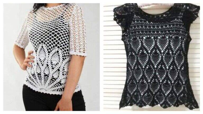 Descubra a Versatilidade das Blusas de Crochê com Ponto Abacaxi