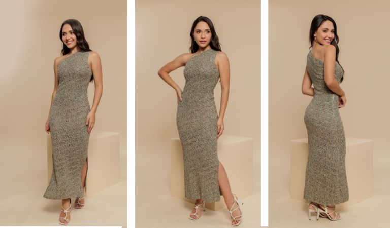 Moda 2024: Gráfico para confecção desse lindo vestido de crochê