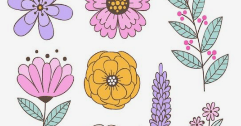 15 moldes de flores para artesanato gratuitos