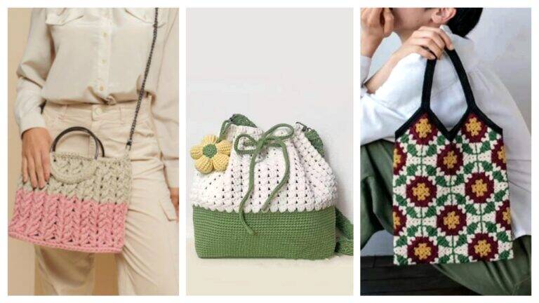 Lindas Bolsas em Crochê: O Toque Artesanal que Transforma seu Look