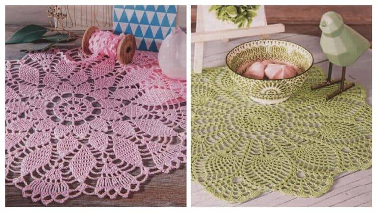 Centros de Mesa Redondos em Crochê: Encanto e Elegância para sua Decoração