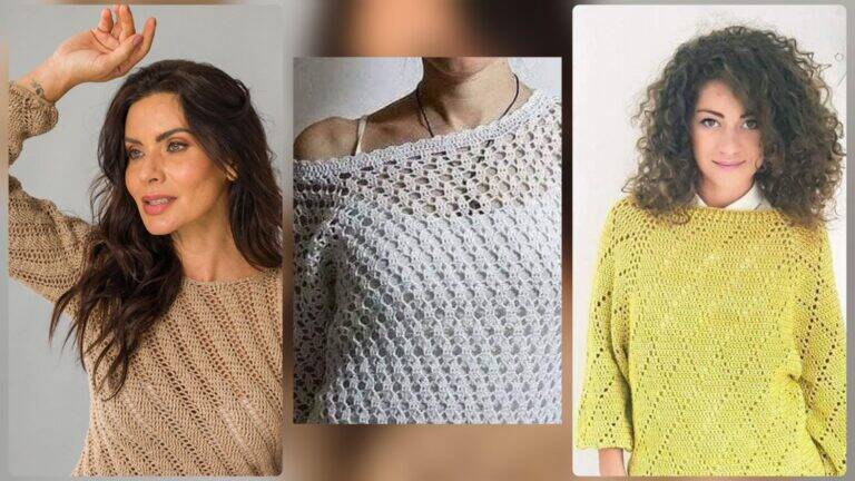 8 Blusas de Crochê: Elegância e Versatilidade para Todas as Estações!