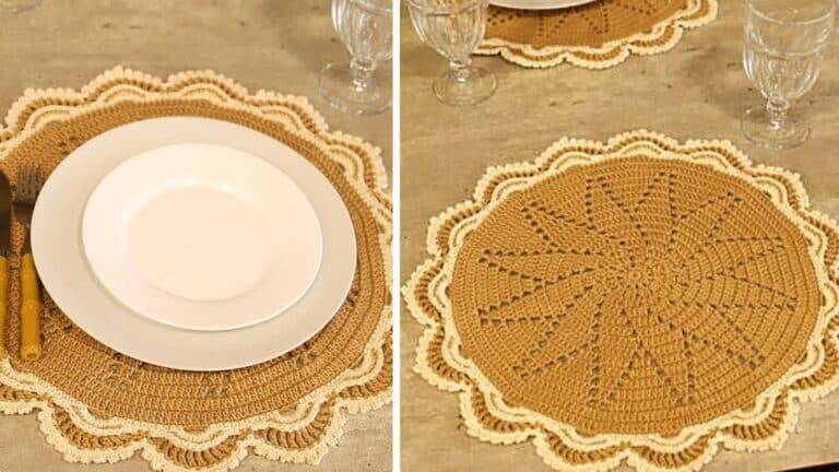 Sousplat Castanha Brilho: Elegância e Sofisticação Artesanal