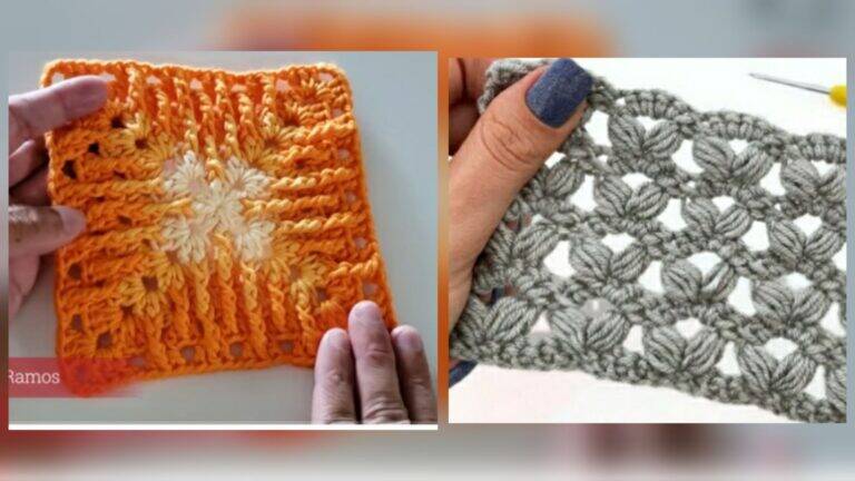 Aprenda Como Fazer 2 Pontos de Crochê Super Lindos e Eleve o Padrão dos Seus Trabalhos! 
