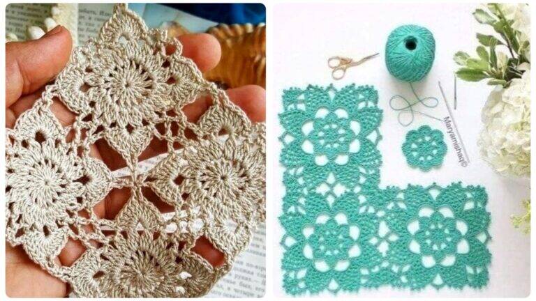 Toda Beleza do “Feito à Mão”: 20 Granny Squares de Crochê Encantadores! Veja Agora :)