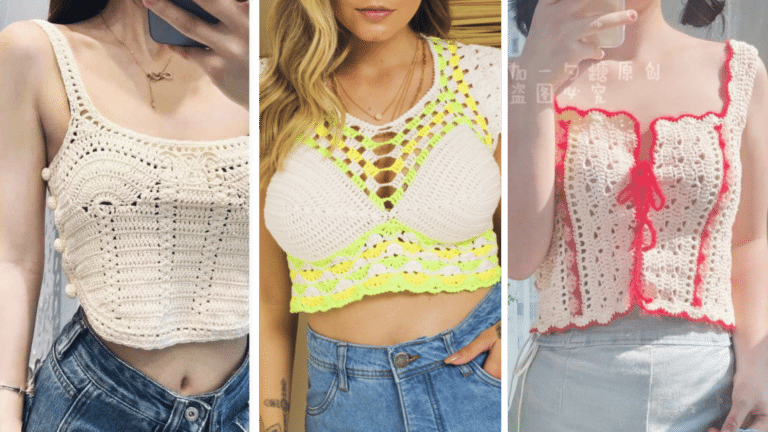 Croppeds de Crochê com Gráficos: Modelos Lindos e Exclusivos