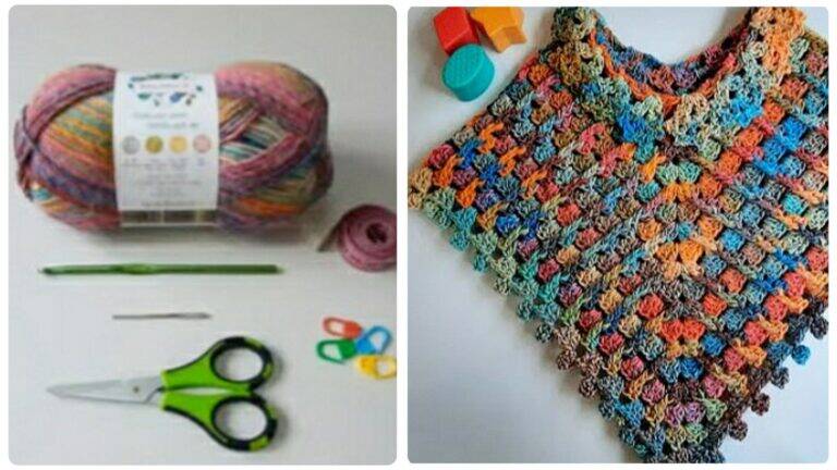 Guia Completo para Fazer um Poncho de Crochê Infantil: Passo a Passo, Padrões e Dicas