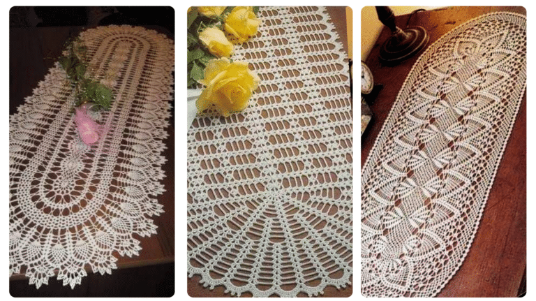 27 Trilhos de Mesa em Crochê: Charme e Elegância para sua Decoração!