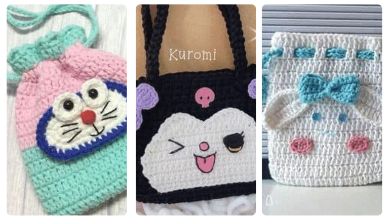 Ideias de crochê criativo: Bolsas de Crochê Infantil