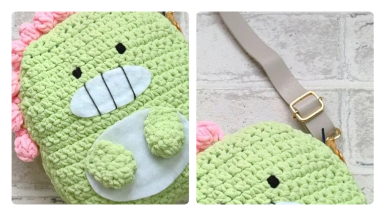 Receita Bolsa Dinossauro de Crochê: Diversão e Criatividade para Crianças!