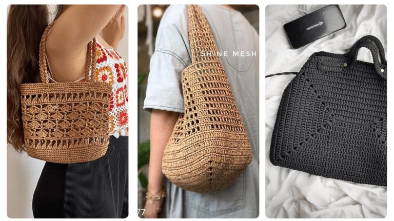 Descubra a Elegância Artesanal das Bolsas de Crochê!