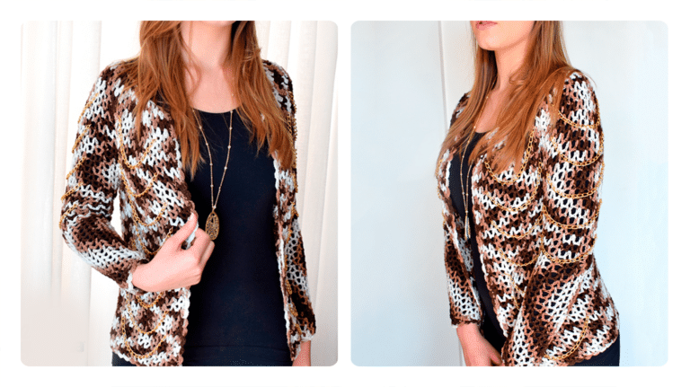 Crochê moderno: A Blusa Cardigan de Crochê!