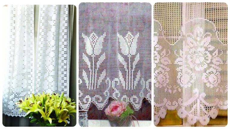 Transformando Ambientes: Cortinas de Crochê Filé para uma Decoração Aconchegante