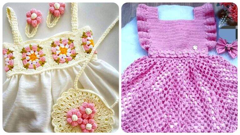 Vestidinhos de Crochê Infantil: Tecendo Encanto para Pequenas Aventuras!