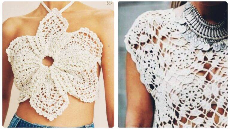 27 Croppeds de Crochê: Tendências e Gráficos Exclusivos
