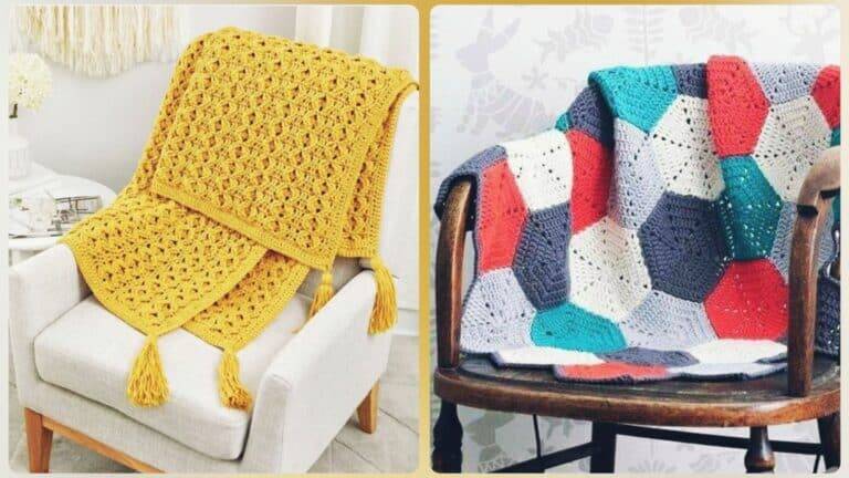 Crochê para Decoração de Casa: Mantas de Crochê para Sofá Incríveis!