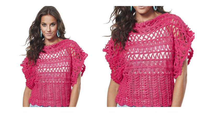 Receita de Blusa de Crochê de Grampo Pink: Celebre o Dia das Mães com Estilo!