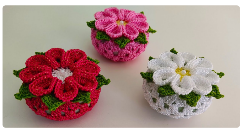 Padrões de Crochê Premium: 50 Porta Lembrancinhas em Crochê para o Dia das Mães!