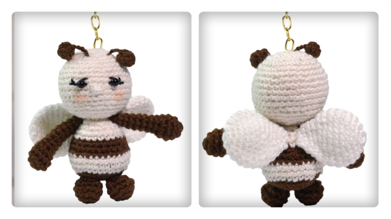 Receita de Chaveiro Amigurumi de Crochê Abelha: Doçura e Charme em um Pequeno Detalhe