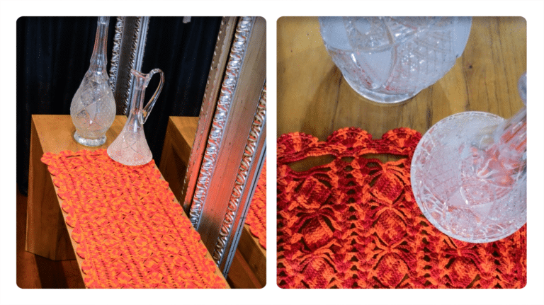 Receita Trilho de Mesa de Crochê Retangular Chama Duna: Elegância e Charme na Decoração