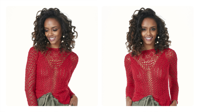 Receita de Blusa Carmim em Crochê