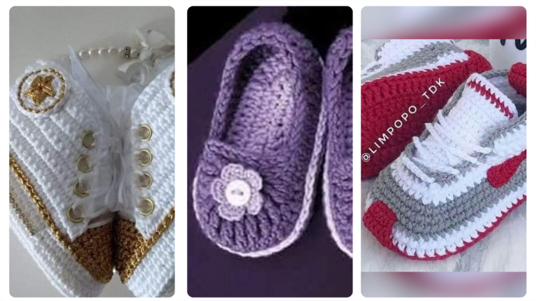 Padrões de Crochê PREMIUM: Sapatos de Crochê para Todas as Idades!