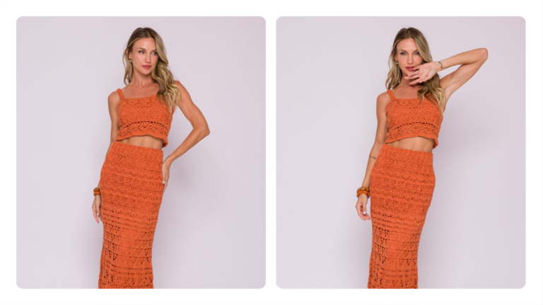 Receita de Conjunto de Crochê Feminino Caramelo: Charme e Elegância Artesanal