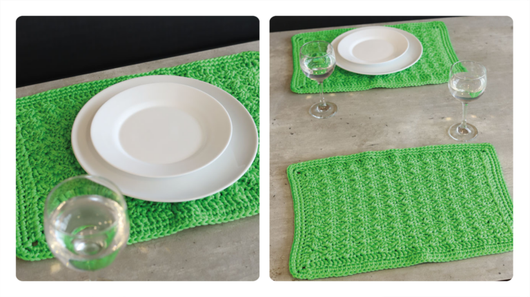 Receita de Jogo Americano de Crochê Greenery: Elegância Natural para sua Mesa