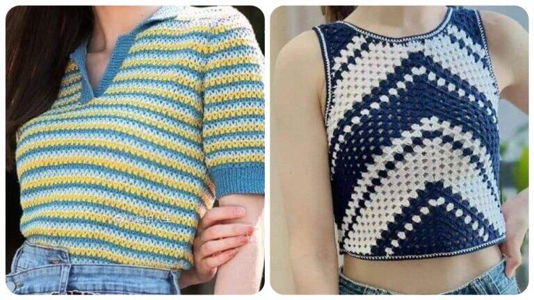 Tramas de Elegância: O Charme Atemporal das Blusas de Crochê