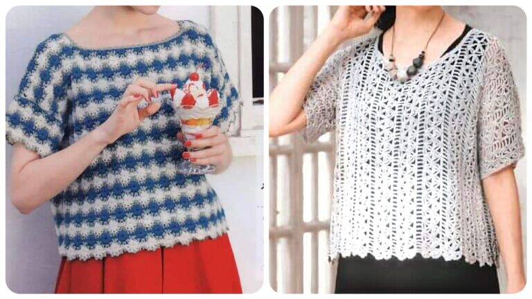 Blusas de Crochê: Elegância e Versatilidade na Moda Artesanal
