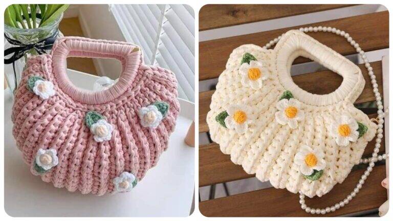 Encante com Bolsinhas em Crochê Infantil: Um Mundo de Fofura e Diversão!