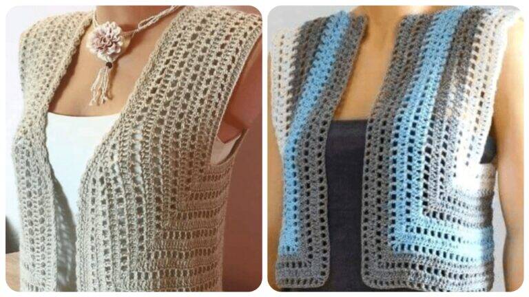 Explorando o Encanto dos Coletinhos de Crochê: Elegância e Versatilidade em uma Peça de Moda Artesanal