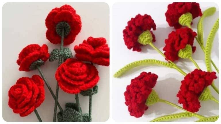Flores e Folhas em Crochê: Uma Jornada Botânica de Criatividade e Beleza