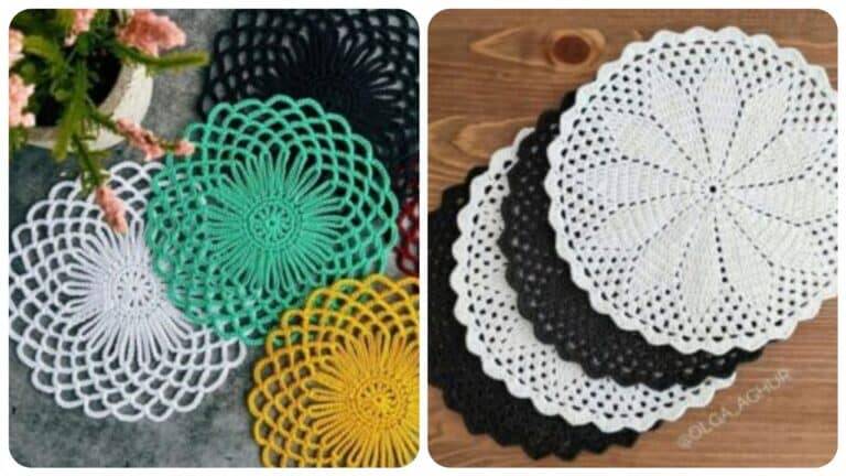 Sousplats de Crochê: Elegância Artesanal para Encantar sua Mesa com Gráficos e Vídeoaula