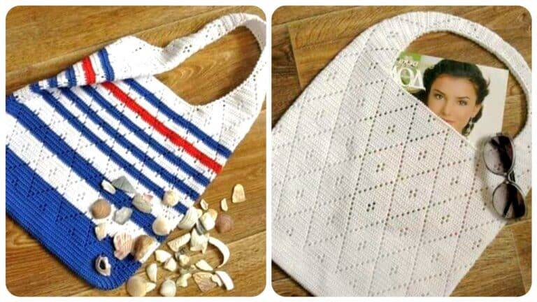 Bolsa Sacola de Crochê: Charme Artesanal e Praticidade na Moda