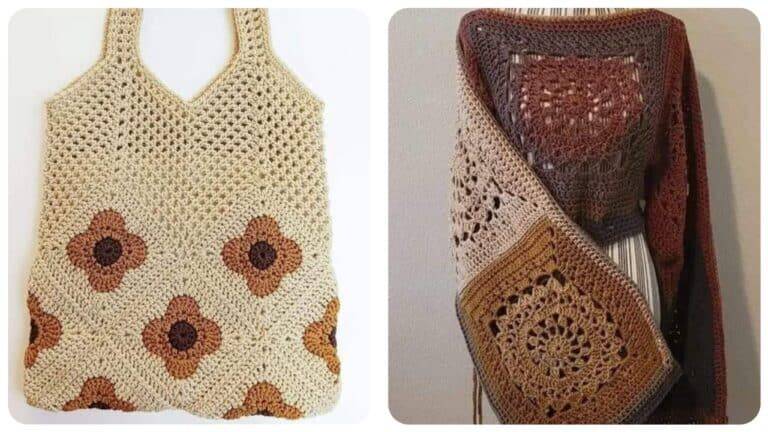 Crochê com Charme: Peças Encantadoras com a Simplicidade dos Squares em Crochê