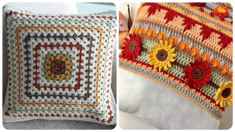 Criatividade em Laços: Inspirando-se com Almofadas de Crochê Feitas à Mão