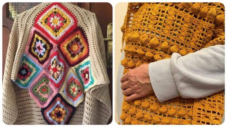Criações de Aconchego: Xales e Cachecóis em Crochê como Obras de Arte Funcionais