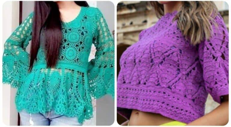 Blusas de Crochê: Elegância e Versatilidade em Cada Ponto