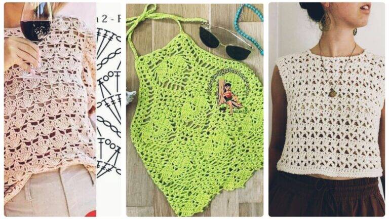 Guia Completo de Blusas de Crochê para Iniciantes: Gráficos dos Melhores Modelos e Tutorial