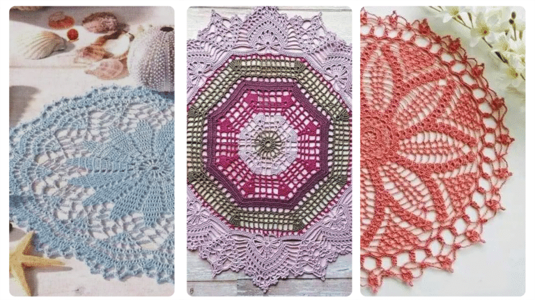 Crochê para Decoração: Centros de Mesa em Crochê