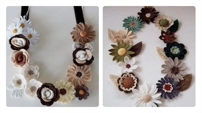 Colares em Crochê: A Beleza do Artesanato nos Acessórios!